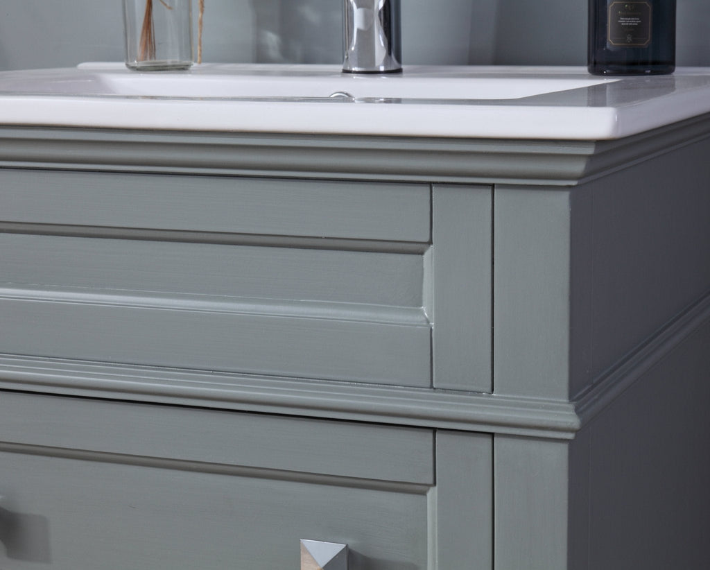 24 Inch Felix Gray Modern Small Bathroom Vanity
