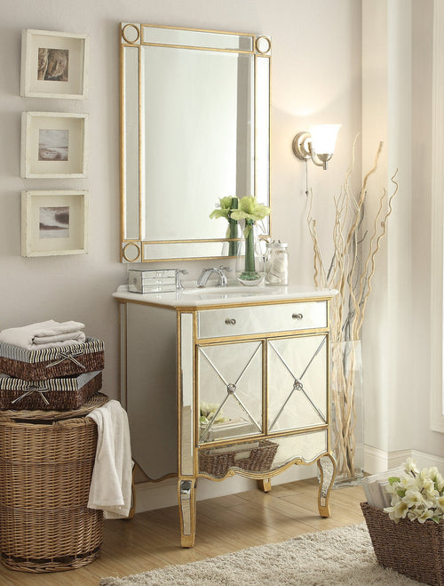 30" Adelisa Bathroom Sink Vanity