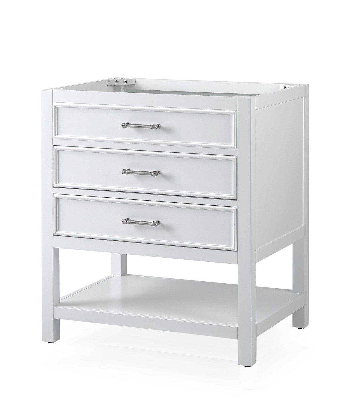 30" Felton White Modern Single Sink Bathroom Vanity