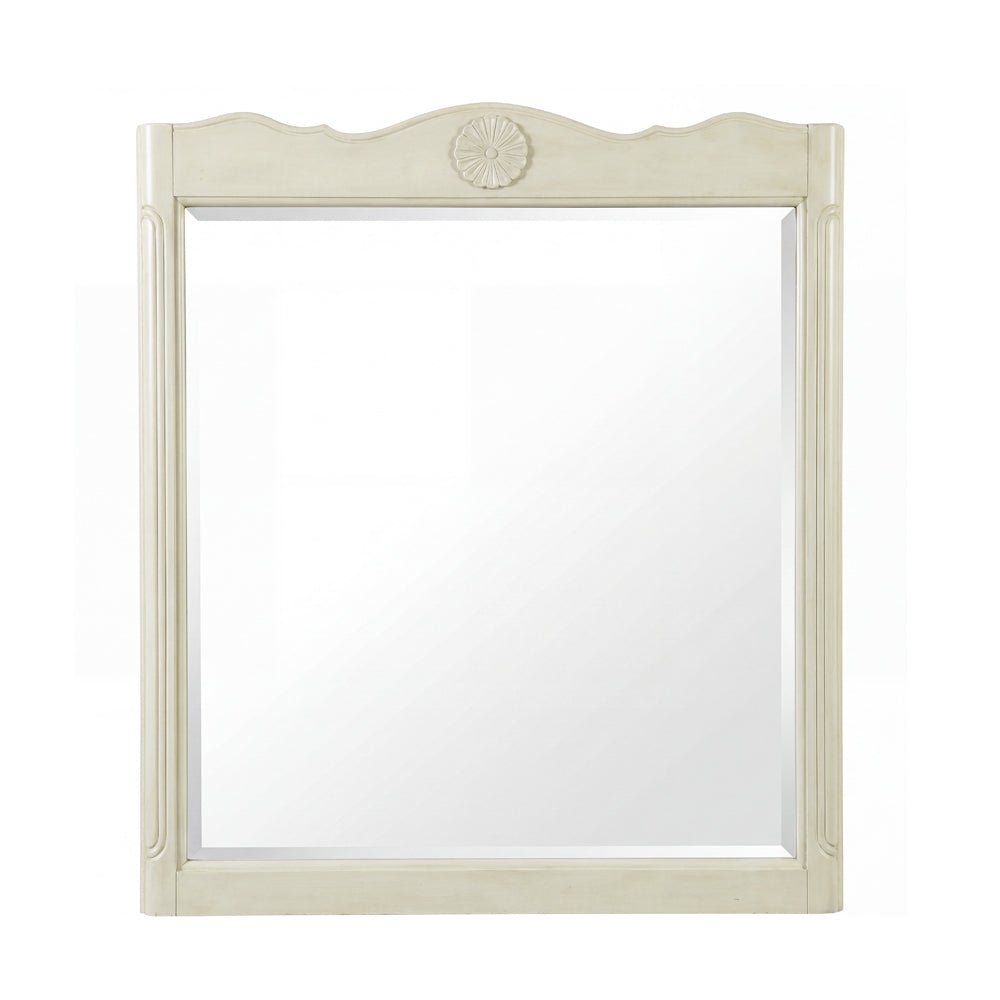 38 Inch Distressed Cream Cottage Style Daleville Bathroom Sink Vanity