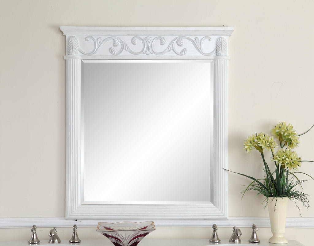 42 Inch Antique White Traditional Style Single Sink Beckham Bathroom Vanity