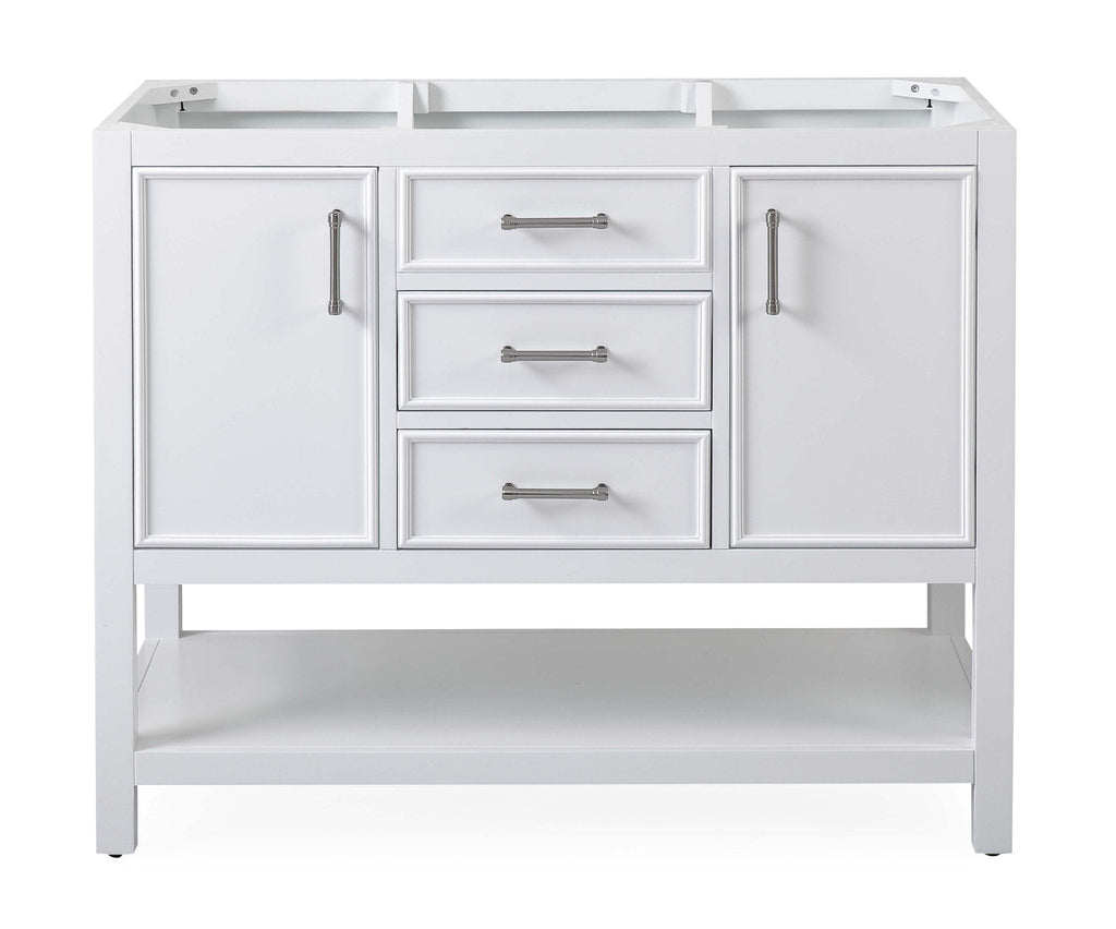 42" Tennant Brand White Single Sink Bathroom Vanity - Felton