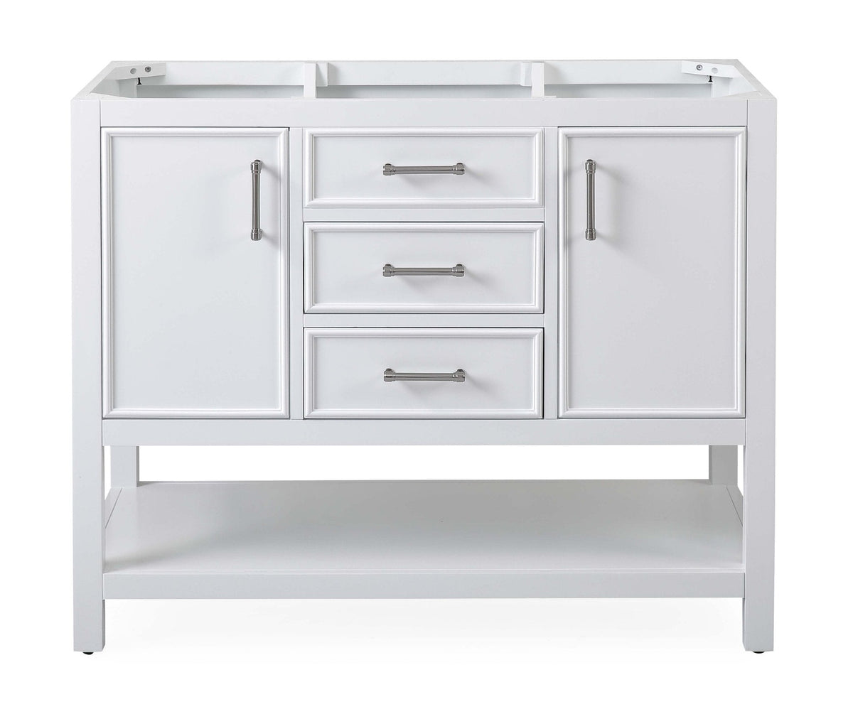 42" Tennant Brand White Single Sink Bathroom Vanity - Felton