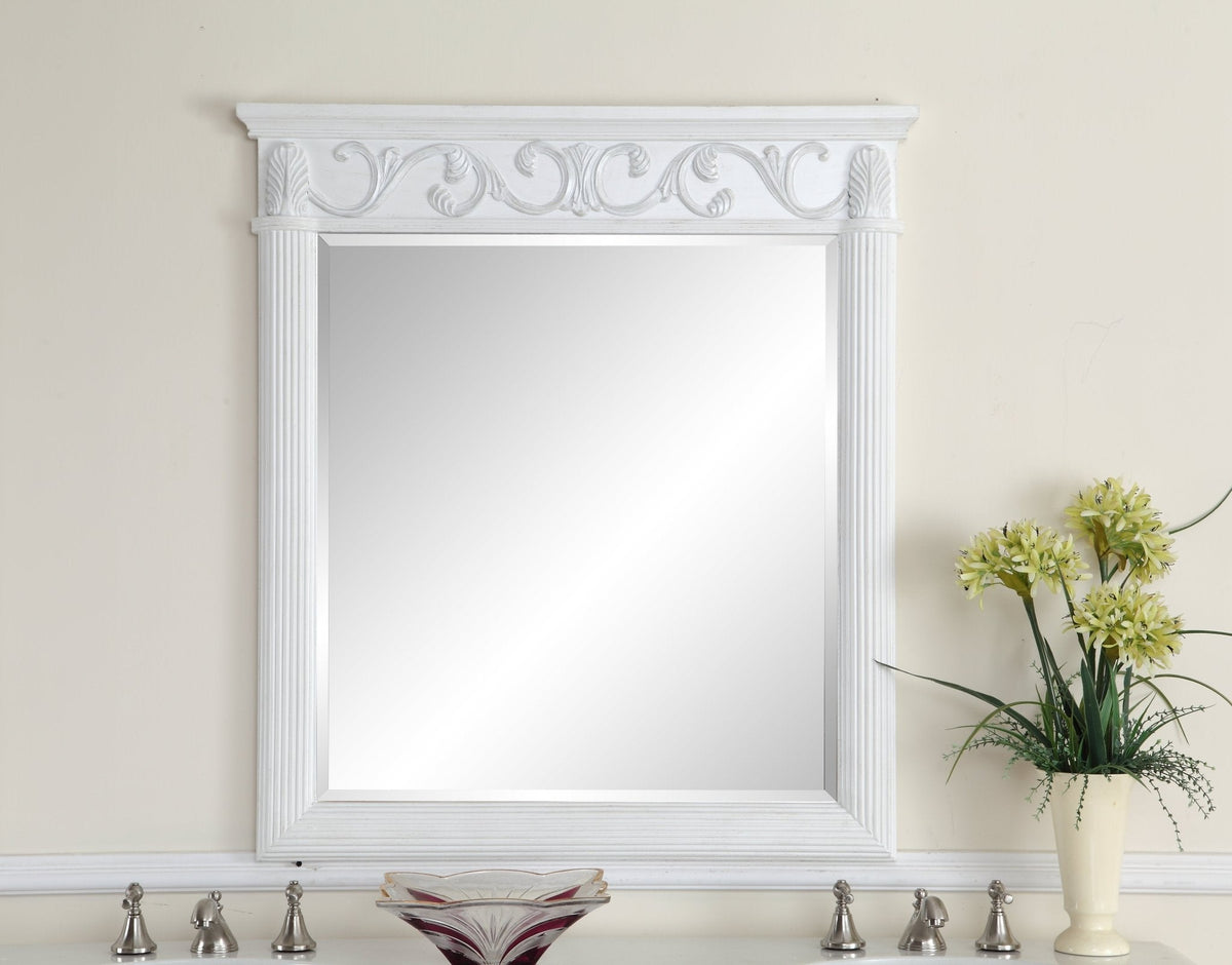 48 Inch Antique White Traditional Style Single Sink Beckham Bathroom Vanity