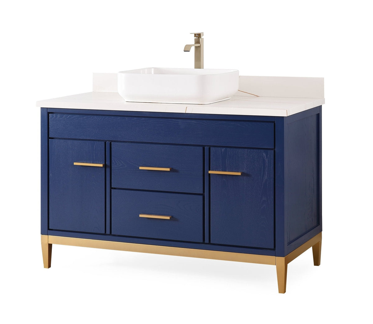 48" Tennant Brand Modern Style Beatrice Vessel Sink Bathroom Vanity