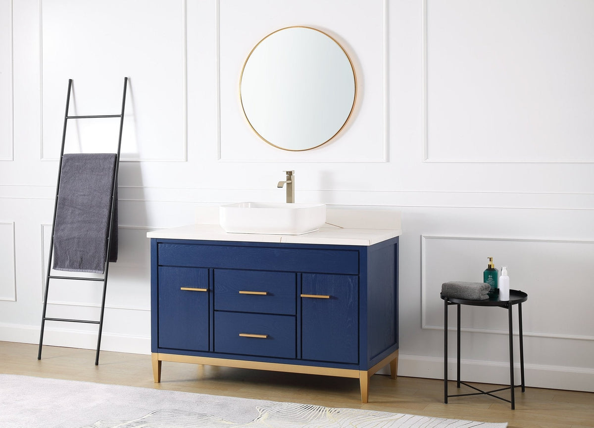 48" Tennant Brand Modern Style Beatrice Vessel Sink Bathroom Vanity
