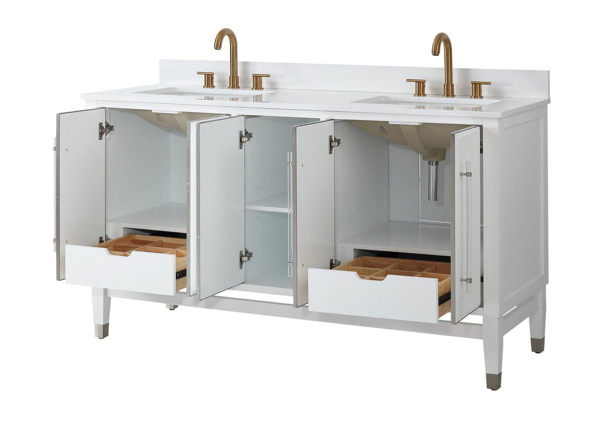 60" Tennant Brand Bertone Bathroom Sink Vanity