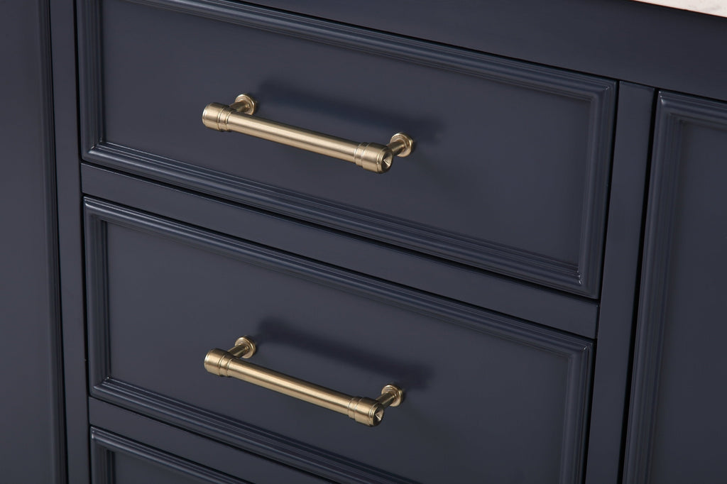 60" Tennant Brand Navy Blue Double Sink Bathroom Vanity - Felton