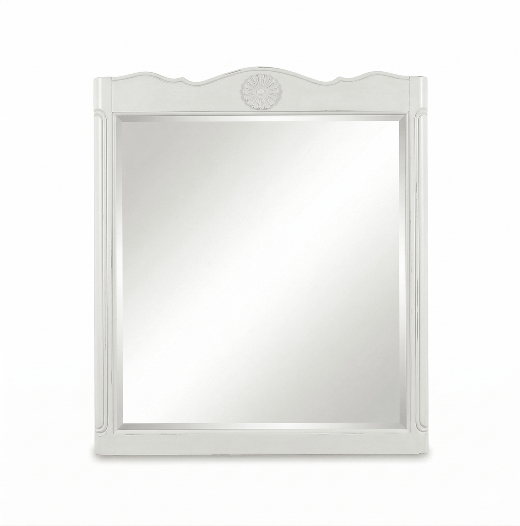 Daleville Wall Hanging White Mirror 31.5 x 36 ''H