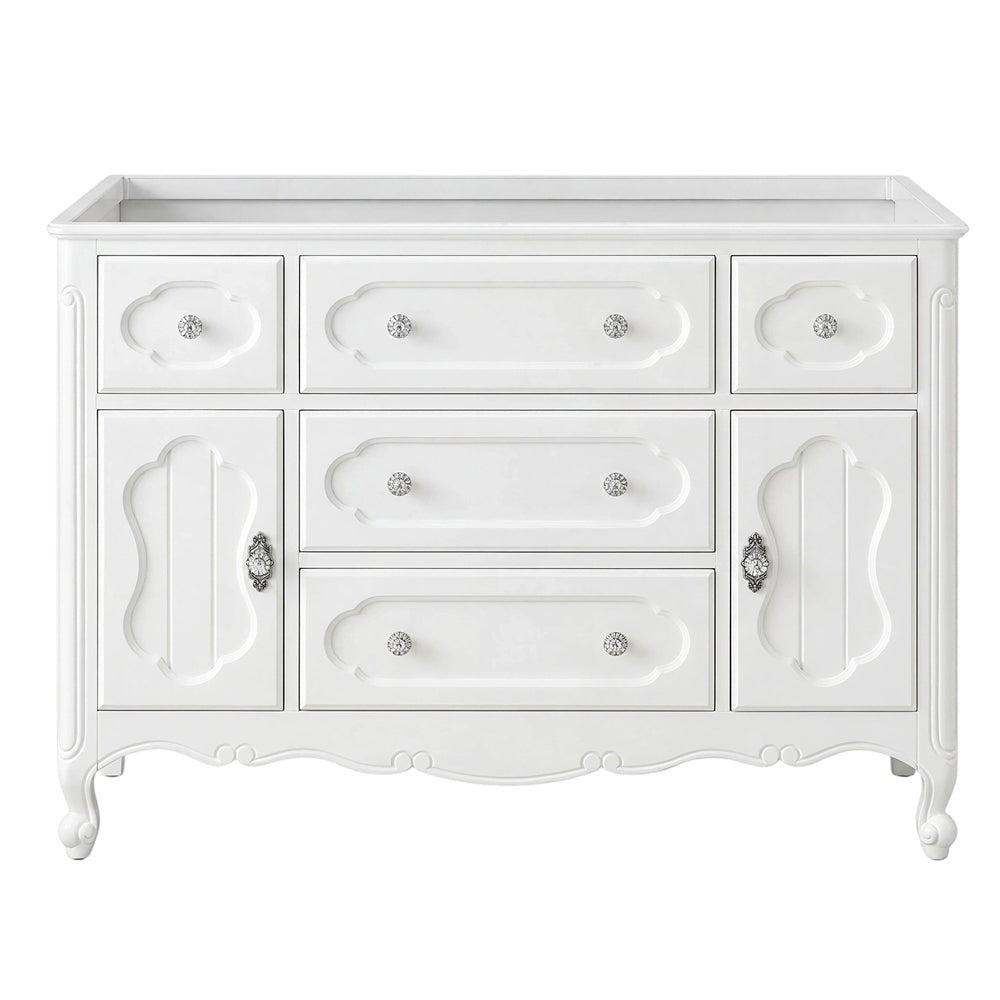 Knoxville Collection 48" Cabinet Base - White