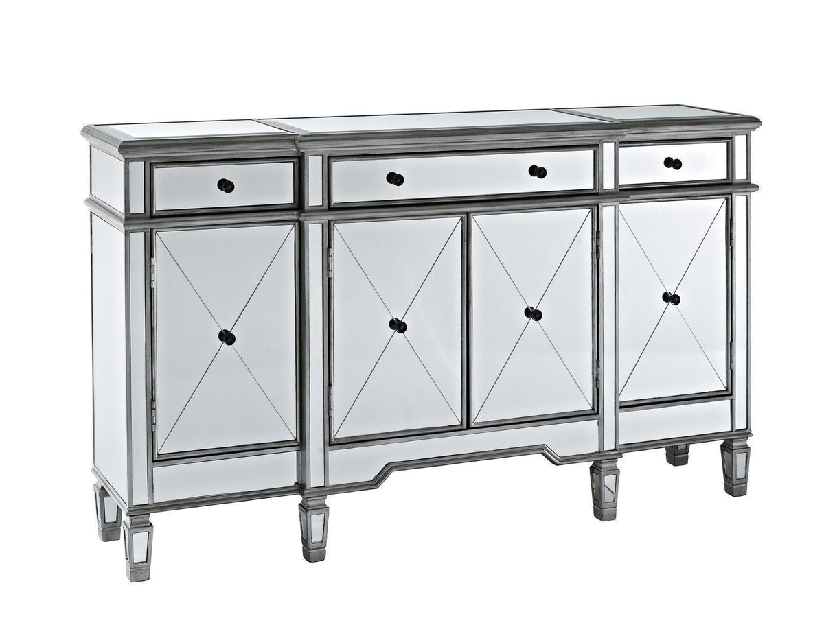 Mirrored Relection Andrea Hall Console (Silver)
