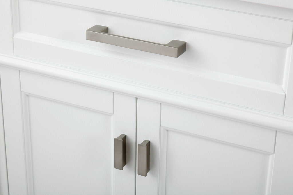 60'' Tennant Brand Durand Modern White Double Sink Bathroom Vanity